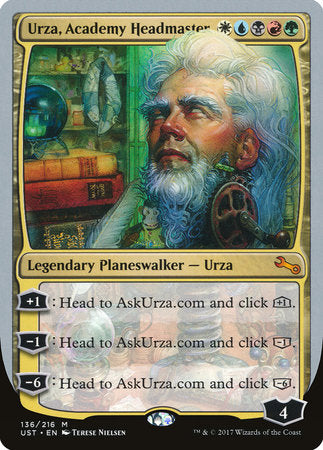 Urza, Academy Headmaster [Unstable] | Rook's Games and More