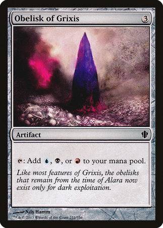 Obelisk of Grixis [Commander 2013] | Rook's Games and More