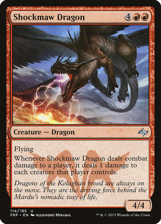Shockmaw Dragon [Fate Reforged] | Rook's Games and More