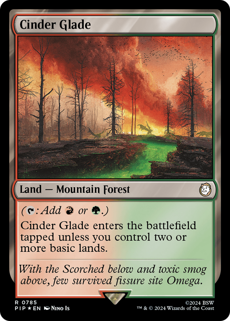 Cinder Glade (Surge Foil) [Fallout] | Rook's Games and More