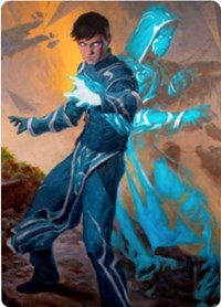 Jace, Mirror Mage 1 Art Card [Zendikar Rising Art Series] | Rook's Games and More