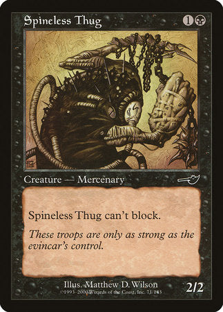 Spineless Thug [Nemesis] | Rook's Games and More