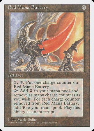 Red Mana Battery [Fourth Edition] | Rook's Games and More