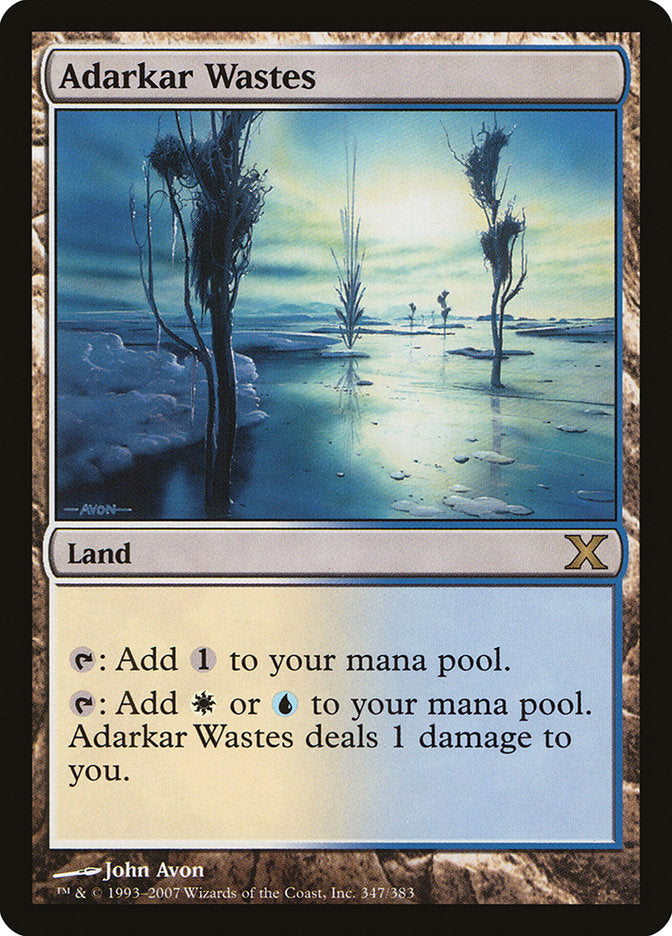 Adarkar Wastes [Tenth Edition] | Rook's Games and More