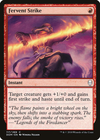 Fervent Strike [Dominaria] | Rook's Games and More