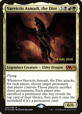 Vaevictis Asmadi, The Dire [Core Set 2019 Promos] | Rook's Games and More