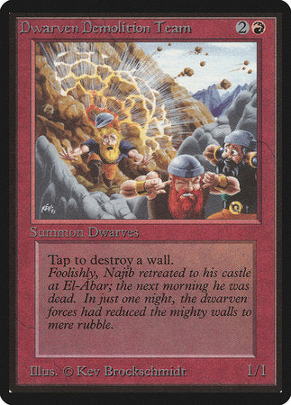 Dwarven Demolition Team [Limited Edition Beta] | Rook's Games and More