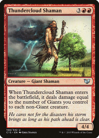 Thundercloud Shaman [Commander 2015] | Rook's Games and More