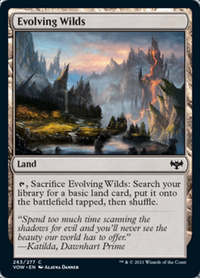 Evolving Wilds [Innistrad: Crimson Vow] | Rook's Games and More