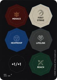 Punch Card Token (001 // 002) - Thick Stock [Ikoria: Lair of Behemoths Tokens] | Rook's Games and More