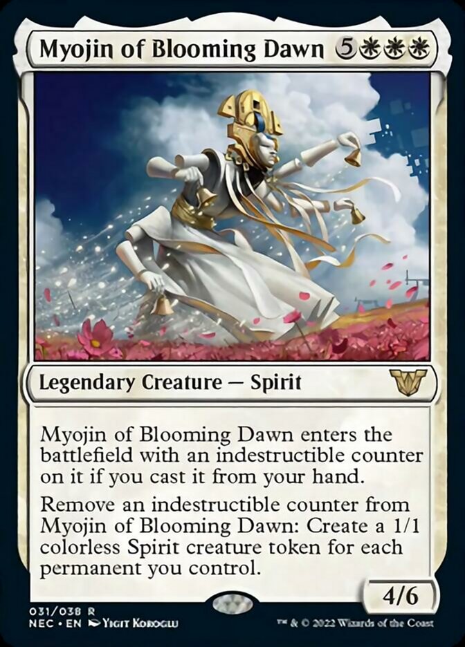 Myojin of Blooming Dawn [Kamigawa: Neon Dynasty Commander] | Rook's Games and More