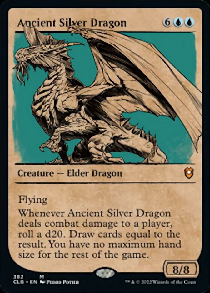 Ancient Silver Dragon (Showcase) [Commander Legends: Battle for Baldur's Gate] | Rook's Games and More