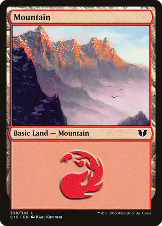 Mountain (338) [Commander 2015] | Rook's Games and More