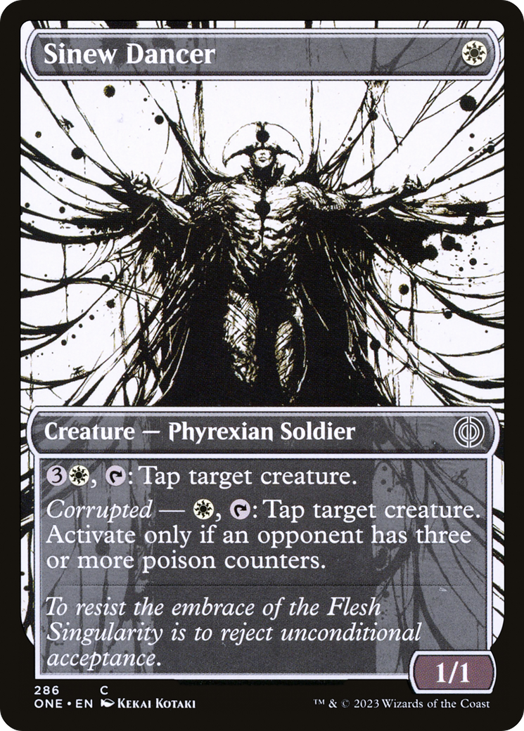 Sinew Dancer (Showcase Ichor) [Phyrexia: All Will Be One] | Rook's Games and More