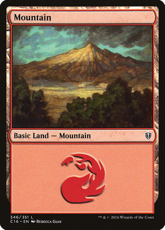 Mountain (346) [Commander 2016] | Rook's Games and More