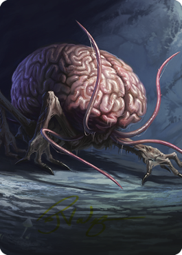 Intellect Devourer Art Card (Gold-Stamped Signature) [Commander Legends: Battle for Baldur's Gate Art Series] | Rook's Games and More