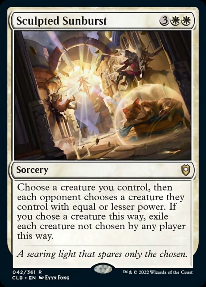 Sculpted Sunburst [Commander Legends: Battle for Baldur's Gate] | Rook's Games and More