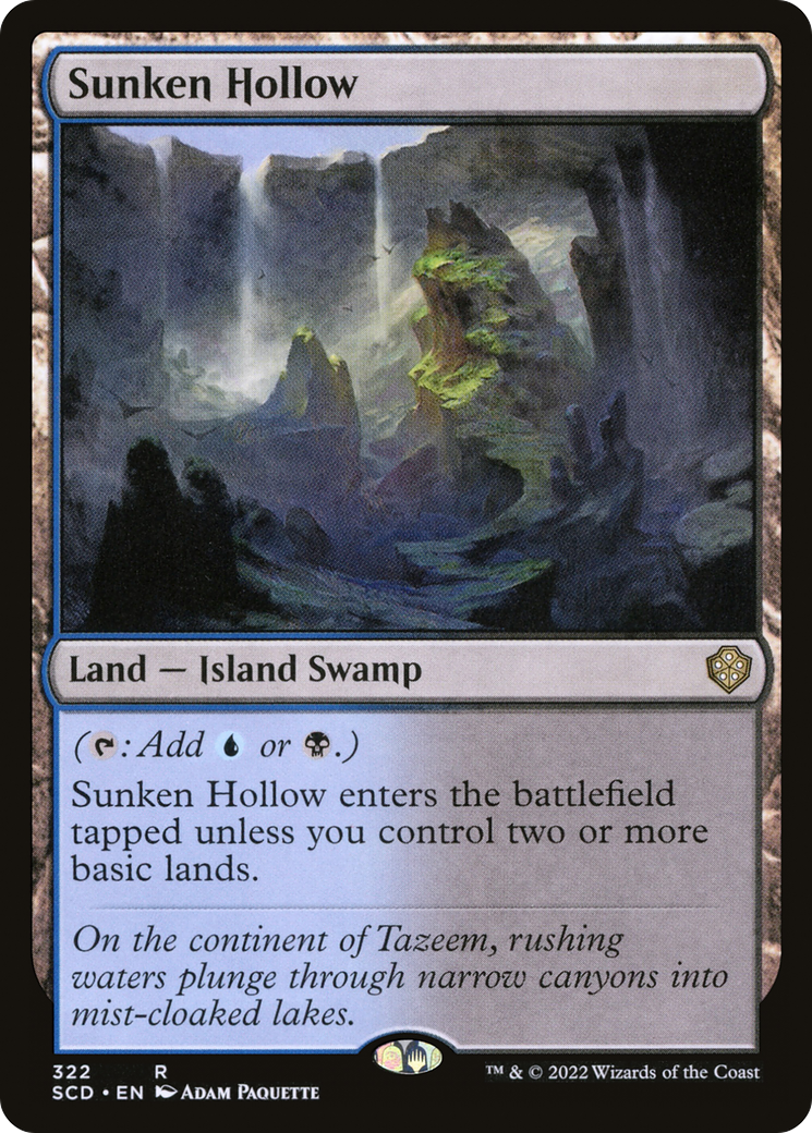 Sunken Hollow [Starter Commander Decks] | Rook's Games and More