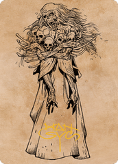 Myrkul, Lord of Bones Art Card (73) (Gold-Stamped Signature) [Commander Legends: Battle for Baldur's Gate Art Series]