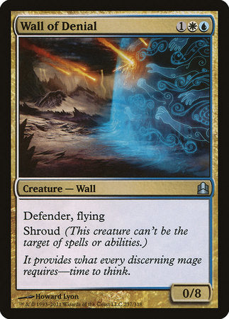 Wall of Denial [Commander 2011] | Rook's Games and More