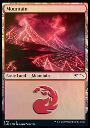 Mountain (Lightning) (570) [Secret Lair Drop Promos] | Rook's Games and More