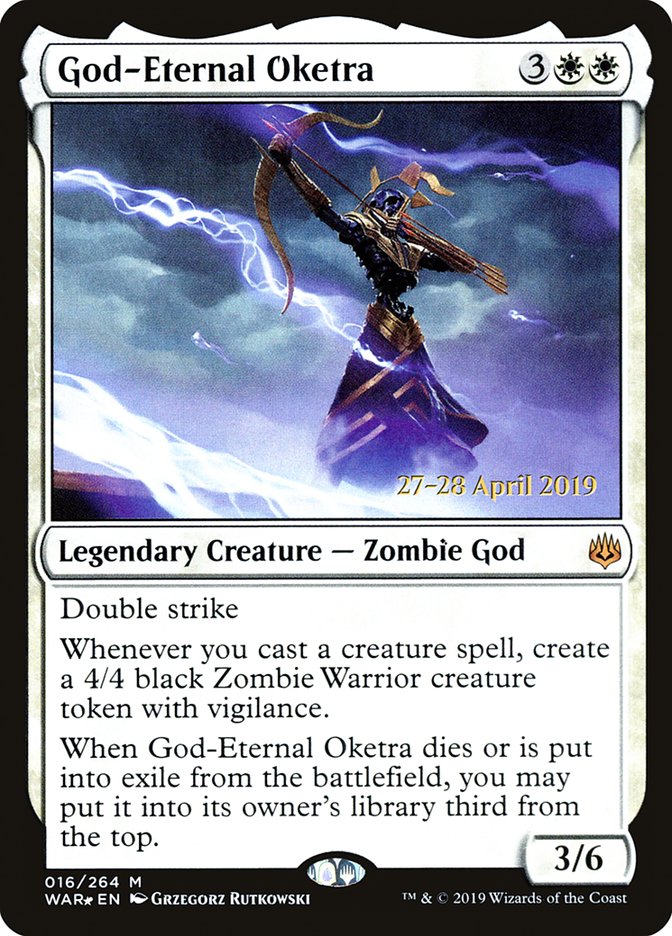 God-Eternal Oketra  [War of the Spark Prerelease Promos] | Rook's Games and More