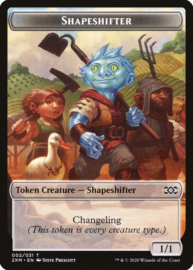 Shapeshifter Token [Double Masters] | Rook's Games and More