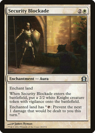 Security Blockade [Return to Ravnica] | Rook's Games and More