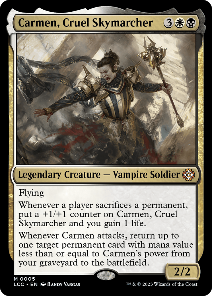 Carmen, Cruel Skymarcher [The Lost Caverns of Ixalan Commander] | Rook's Games and More