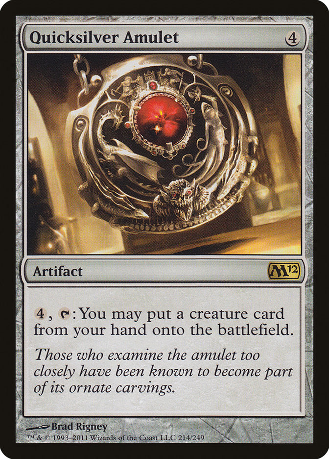 Quicksilver Amulet [Magic 2012] | Rook's Games and More