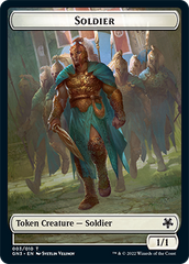 Soldier // Elf Warrior Double-Sided Token [Game Night: Free-for-All Tokens] | Rook's Games and More
