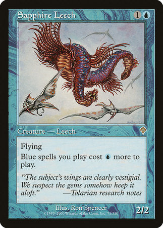 Sapphire Leech [Invasion] | Rook's Games and More