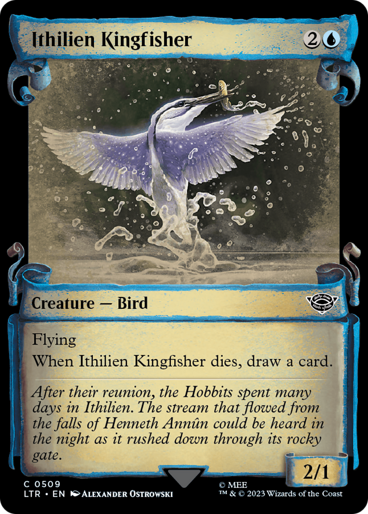 Ithilien Kingfisher [The Lord of the Rings: Tales of Middle-Earth Showcase Scrolls] | Rook's Games and More