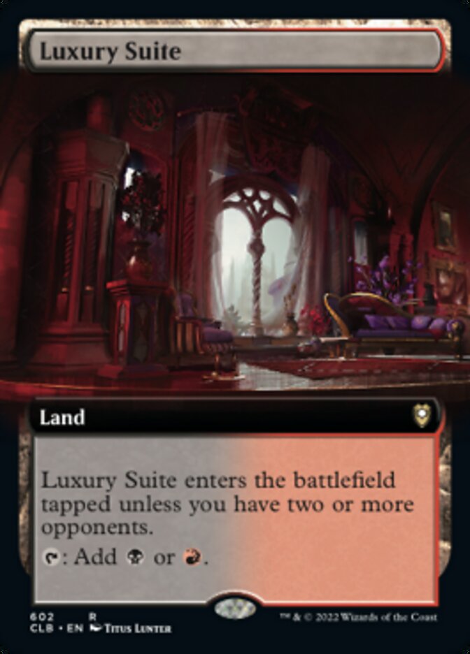 Luxury Suite (Extended Art) [Commander Legends: Battle for Baldur's Gate] | Rook's Games and More