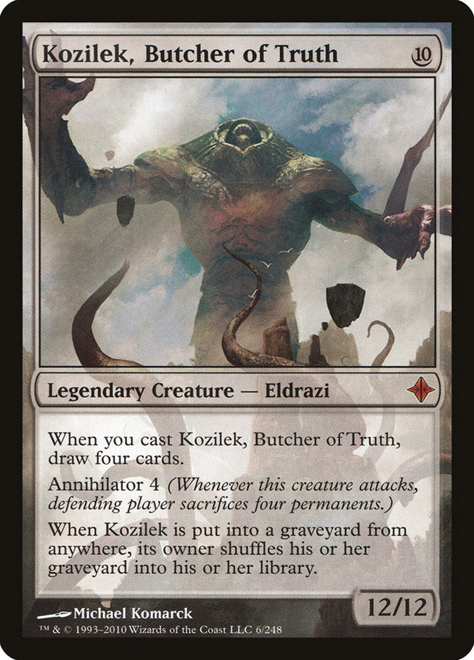 Kozilek, Butcher of Truth [Rise of the Eldrazi] | Rook's Games and More