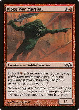 Mogg War Marshal [Duel Decks: Elves vs. Goblins] | Rook's Games and More