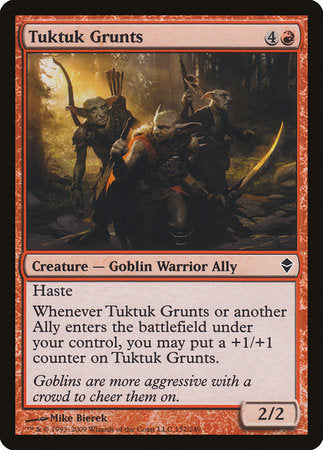 Tuktuk Grunts [Zendikar] | Rook's Games and More