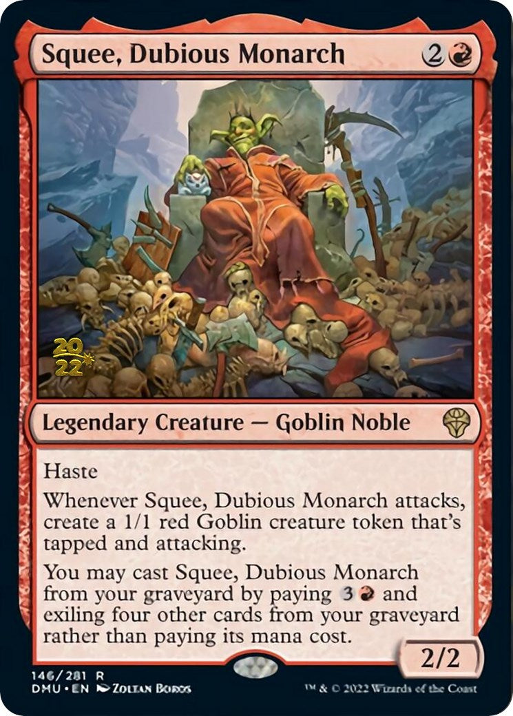 Squee, Dubious Monarch [Dominaria United Prerelease Promos] | Rook's Games and More