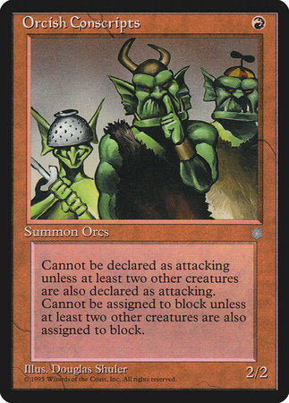Orcish Conscripts [Ice Age] | Rook's Games and More