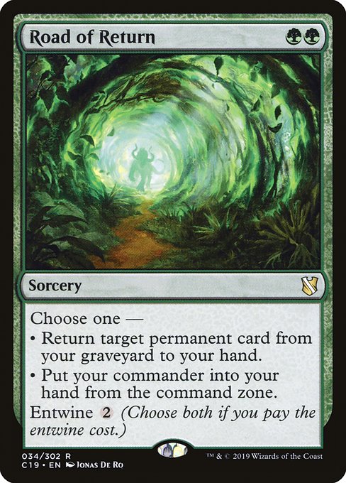 Road of Return [Commander 2019] | Rook's Games and More
