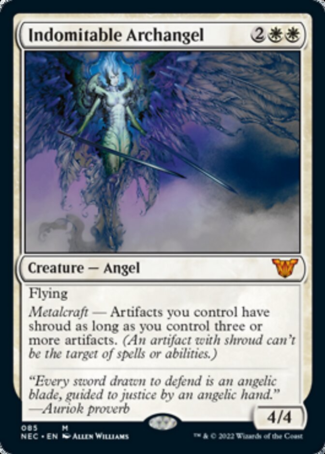 Indomitable Archangel [Kamigawa: Neon Dynasty Commander] | Rook's Games and More