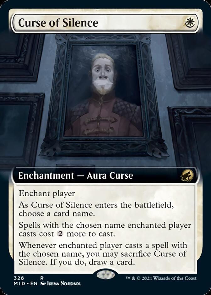 Curse of Silence (Extended) [Innistrad: Midnight Hunt] | Rook's Games and More