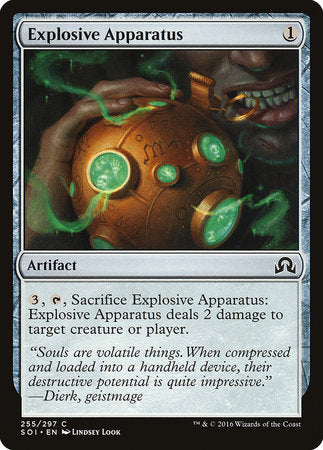 Explosive Apparatus [Shadows over Innistrad] | Rook's Games and More