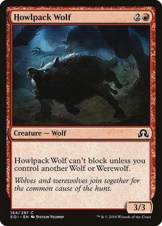 Howlpack Wolf [Shadows over Innistrad] | Rook's Games and More