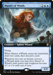 Master of Winds (Extended Art) [Zendikar Rising] | Rook's Games and More