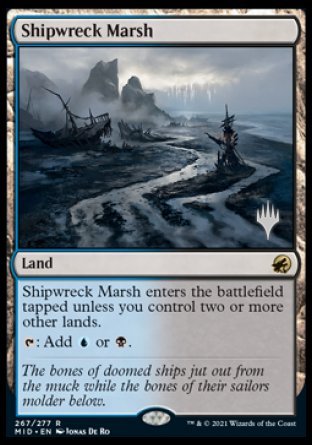 Shipwreck Marsh (Promo Pack) [Innistrad: Midnight Hunt Promos] | Rook's Games and More