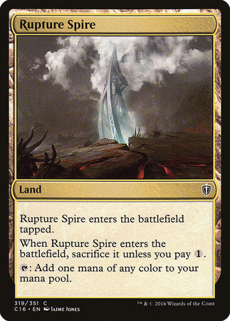 Rupture Spire [Commander 2016] | Rook's Games and More