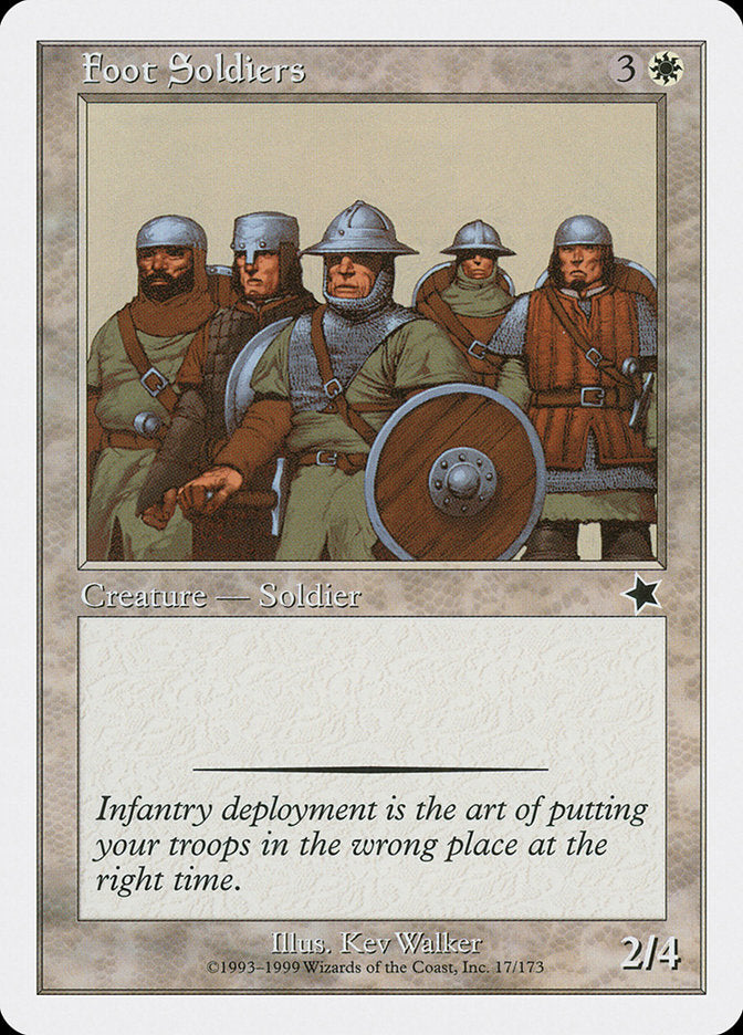 Foot Soldiers [Starter 1999] | Rook's Games and More