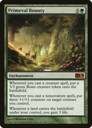 Primeval Bounty [Magic 2014] | Rook's Games and More