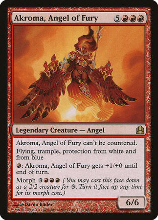 Akroma, Angel of Fury [Commander 2011] | Rook's Games and More